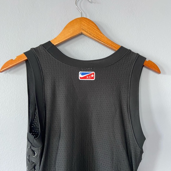 Nike Lab x Ricardo Tisci Black Mesh Lace Up Tank Dress Size Small - Picture 11 of 12